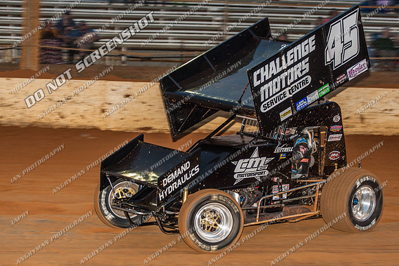 sprintcar 45 t45 kurt luttrell - 29 - Carrick - 9th March 2013-6