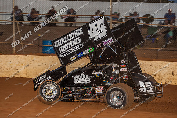 sprintcar 45 t45 kurt luttrell - 29 - Carrick - 9th March 2013-7
