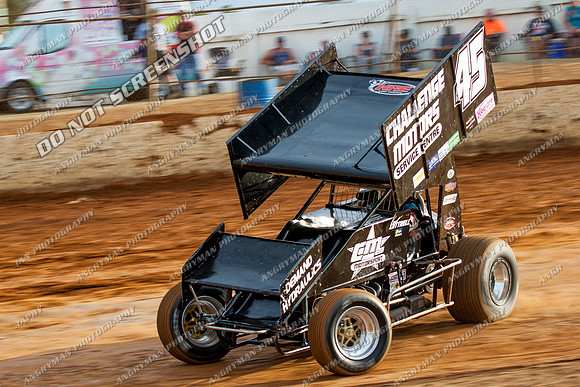 sprintcar 45 t45 kurt luttrell - 29 - Carrick - 9th March 2013-5