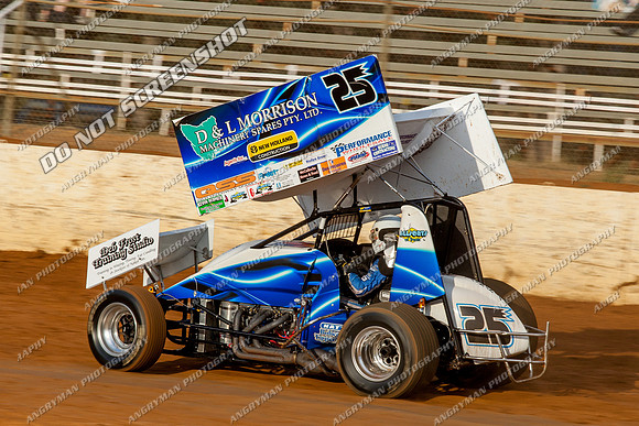 sprintcar 25 t25 anthony frost - 29 - Carrick - 9th March 2013