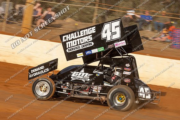 sprintcar 45 t45 kurt luttrell - 29 - Carrick - 9th March 2013-3