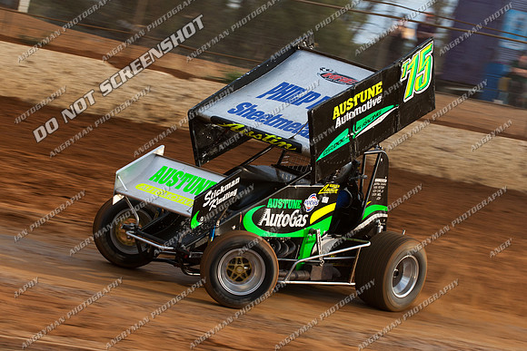 sprintcar 15 t15 tim austin - 29 - Carrick - 9th March 2013