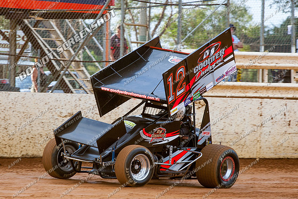 sprintcar 12 t12 adrian redpath - 29 - Carrick - 9th March 2013