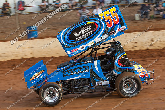 sprintcar 55 t55 jamie bricknell - 29 - Carrick - 9th March 2013