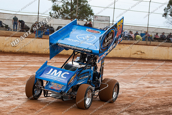 sprintcar 55 t55 jamie bricknell - 30 - Carrick - 10th March 2013