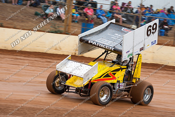 sprintcar 69 t69 michael parker - 30 - Carrick - 10th March 2013