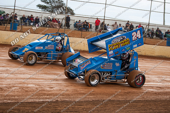 sprintcar 24 t24 shaun robins - 30 - Carrick - 10th March 2013-2