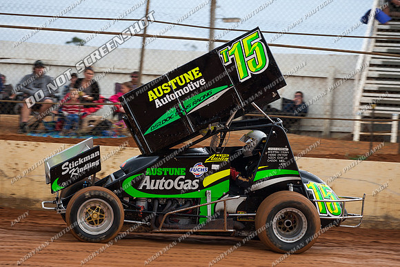 sprintcar 15 t15 tim austin - 30 - Carrick - 10th March 2013