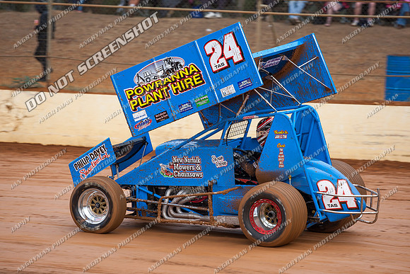 sprintcar 24 t24 shaun robins - 30 - Carrick - 10th March 2013-3
