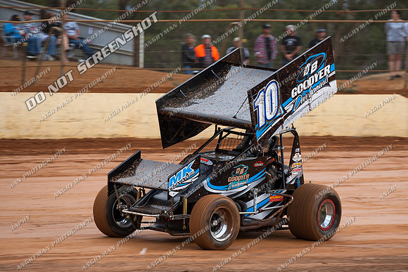 sprintcar 10 t10 callum zizek - 30 - Carrick - 10th March 2013