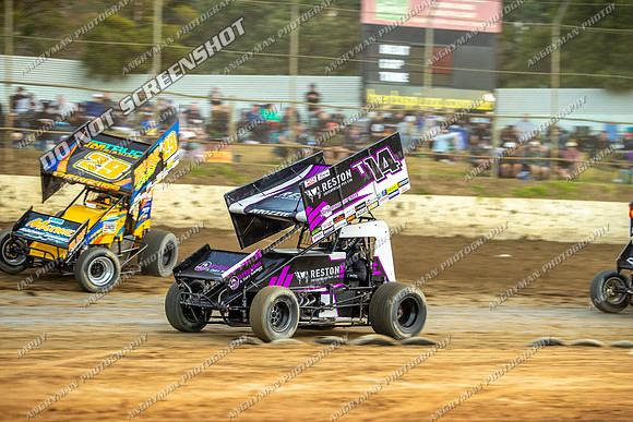 Sprintcar 14 T14 - 08 - Latrobe - 30th Dec 2023-9