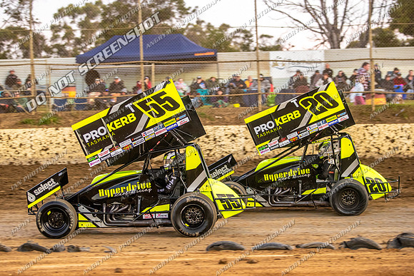Sprintcar 55 T55 - 08 - Latrobe - 30th Dec 2023-9