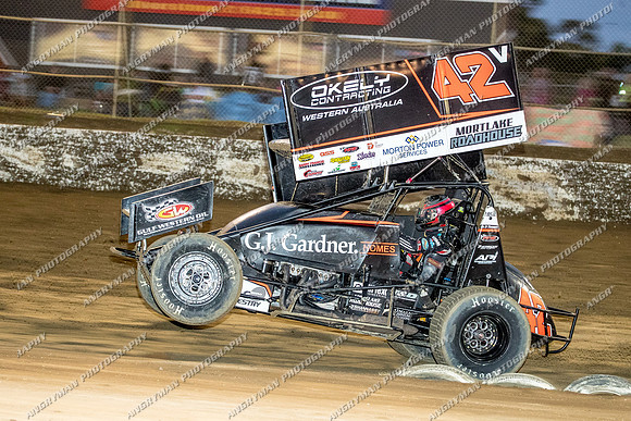 Sprintcar 42 V42 - 19 - Latrobe - 2nd Feb 2018 - WSS_-10