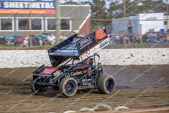 Sprintcar 42 V42 - 19 - Latrobe - 2nd Feb 2018 - WSS_-5