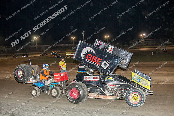 sprintcar 7 t7 tim hutchins - 10 - Latrobe - 28th Dec 2013-16
