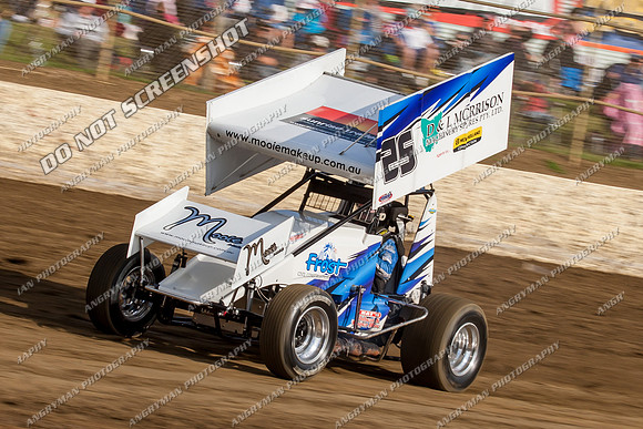 sprintcar 25 t25 anthony frost - 10 - Latrobe - 28th Dec 2013