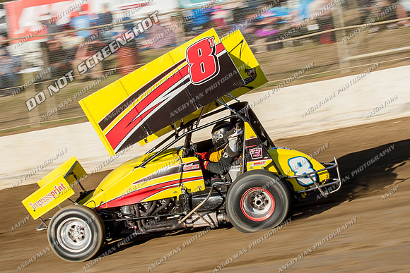 sprintcar 8 curt smith t08 - 10 - Latrobe - 28th Dec 2013