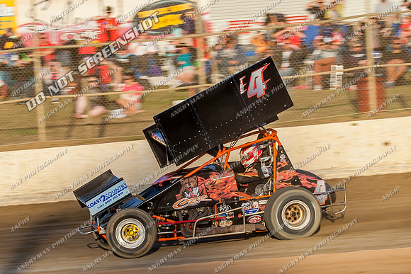sprintcar 4 t4 t04 gerry hoekstra - 10 - Latrobe - 28th Dec 2013-5