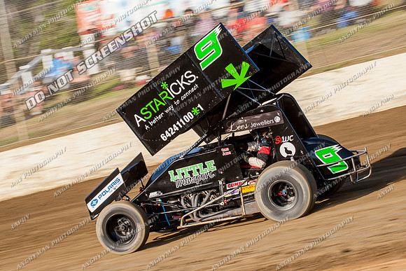 sprintcar 9 t9 chris johns - 10 - Latrobe - 28th Dec 2013-4