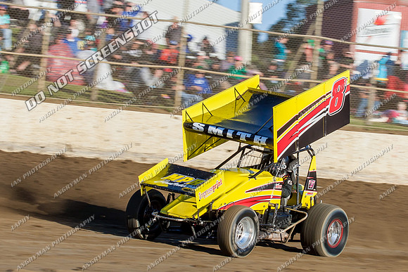 sprintcar 8 curt smith t8 - 10 - Latrobe - 28th Dec 2013-6