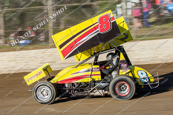 sprintcar 8 curt smith t8 - 10 - Latrobe - 28th Dec 2013-7