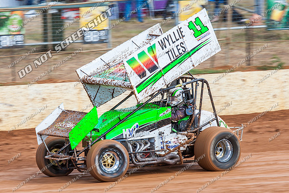 sprintcar 11 t11 Jason Redpath - 12 - Carrick - 4th Jan 2014
