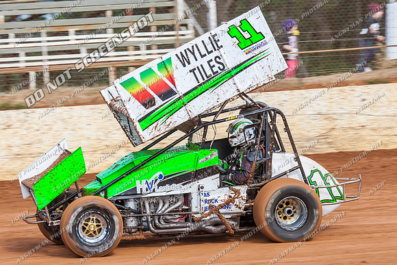 sprintcar 11 t11 Jason Redpath - 12 - Carrick - 4th Jan 2014-2