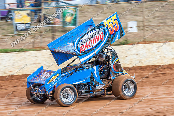 sprintcar 55 t55 jamie bricknell - 12 - Carrick - 4th Jan 2014