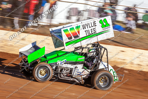 sprintcar 11 t11 Jason Redpath - 12 - Carrick - 4th Jan 2014-4