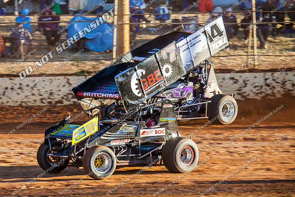 sprintcar 7 t7 tim hutchins - 12 - Carrick - 4th Jan 2014-3