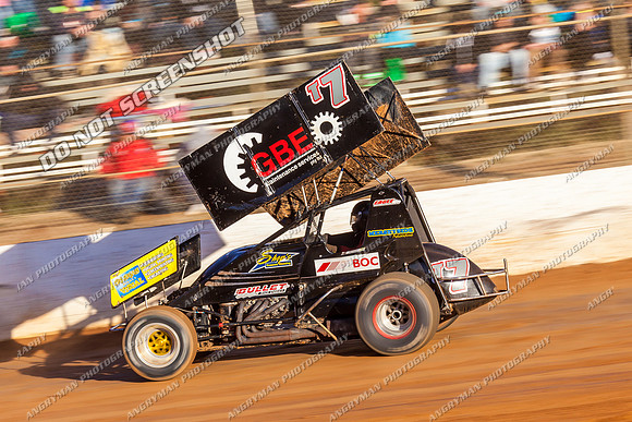 sprintcar 7 t7 tim hutchins - 12 - Carrick - 4th Jan 2014-4