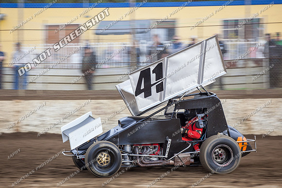sprintcar 41 t41 damian robins - 8 - Hobart - 14th Dec 2013-3