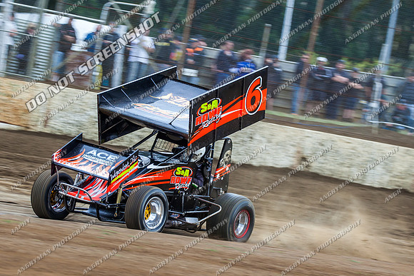 sprintcar 6 t6 adrian redpath - 8 - Hobart - 14th Dec 2013