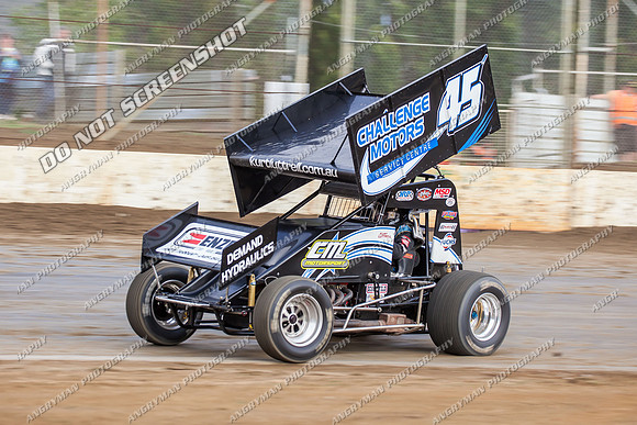 sprintcar 45 t45 kurt luttrell - 8 - Hobart - 14th Dec 2013-11