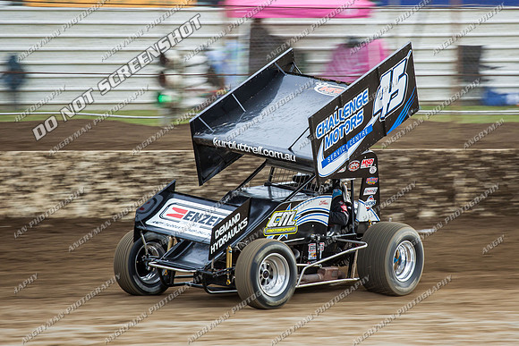 sprintcar 45 t45 kurt luttrell - 8 - Hobart - 14th Dec 2013-8
