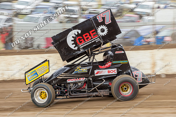 sprintcar 7 t7 tim hutchins - 8 - Hobart - 14th Dec 2013