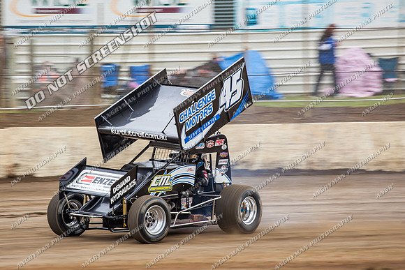 sprintcar 45 t45 kurt luttrell - 8 - Hobart - 14th Dec 2013