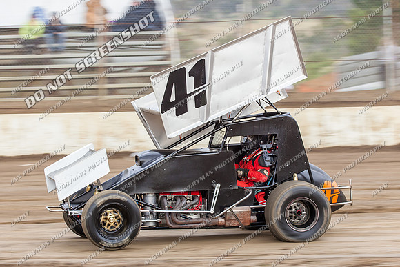 sprintcar 41 t41 damian robins - 8 - Hobart - 14th Dec 2013