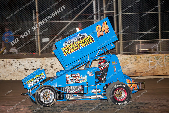 sprintcar 24 t24 shaun robins - 8 - Hobart - 14th Dec 2013-12