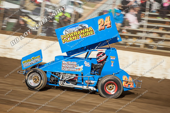 sprintcar 24 t24 shaun robins - 8 - Hobart - 14th Dec 2013-11