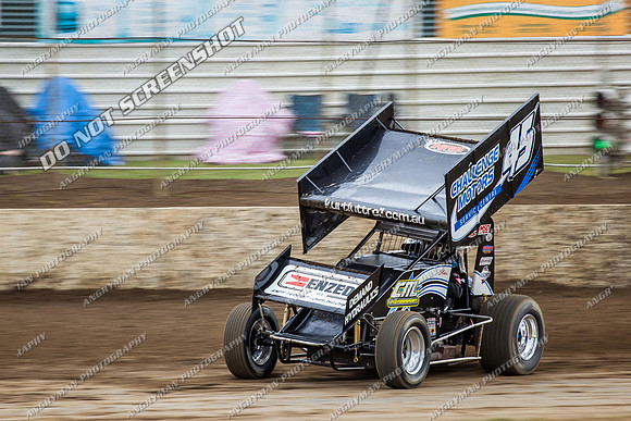 sprintcar 45 t45 kurt luttrell - 8 - Hobart - 14th Dec 2013-7
