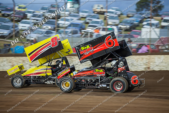 sprintcar 6 t6 adrian redpath - 8 - Hobart - 14th Dec 2013-14