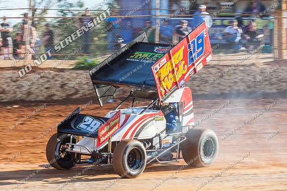 sprintcar 29 t29 robin dawkins - 9 - Carrick - 26th Dec 2013