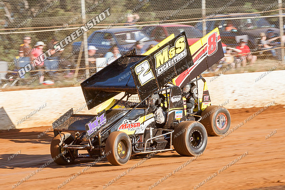 sprintcar 2 t2 clint mason - 9 - Carrick - 26th Dec 2013-2