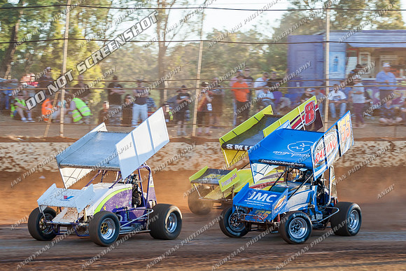 sprintcar 17 t17 jason dawkins - 9 - Carrick - 26th Dec 2013-5