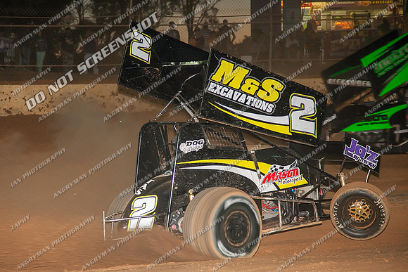 sprintcar 2 t2 clint mason - 9 - Carrick - 26th Dec 2013-10