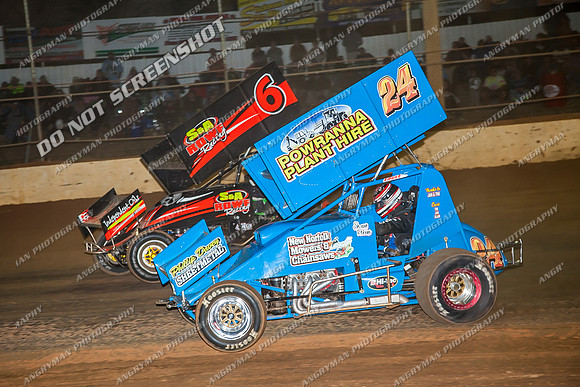 sprintcar 24 t24 shaun robins - 9 - Carrick - 26th Dec 2013-8