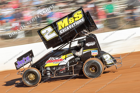 sprintcar 2 t2 clint mason - 9 - Carrick - 26th Dec 2013