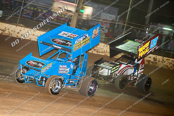sprintcar 24 t24 shaun robins - 9 - Carrick - 26th Dec 2013-9