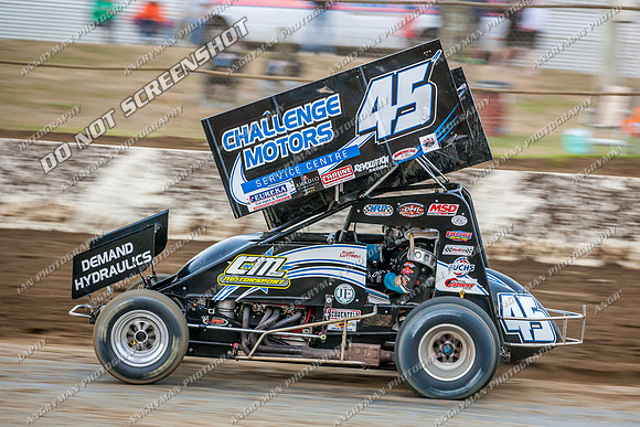 sprintcar 45 t45 kurt luttrell - 18 - Latrobe - 29th Jan 2014-8